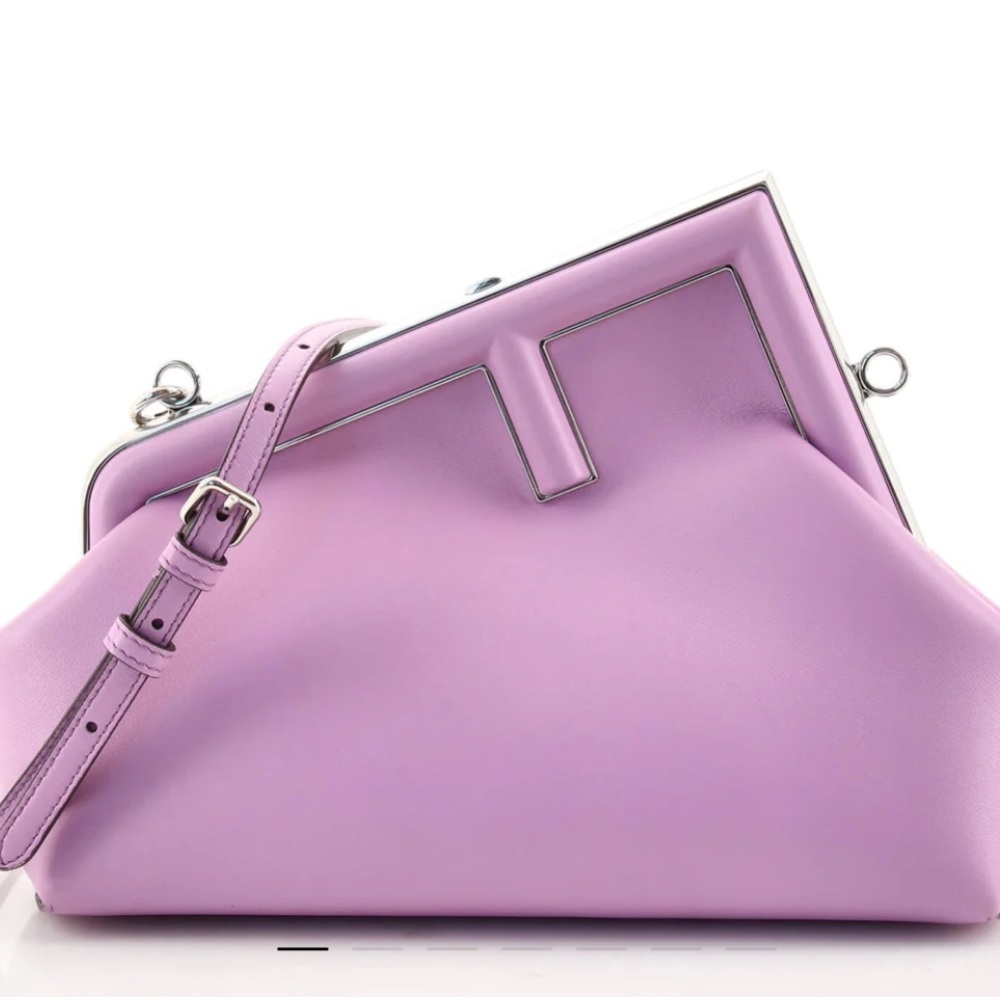 Limited color Fendi first purple handbag
